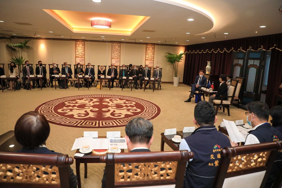 歐洲經貿辦事處及歐盟成員國駐台官員蒞府拜會