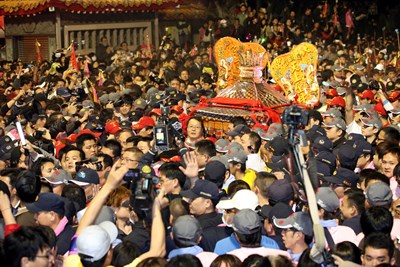 大甲鎮瀾宮舉辦「天上聖母遶境進香-大甲媽祖起駕」2