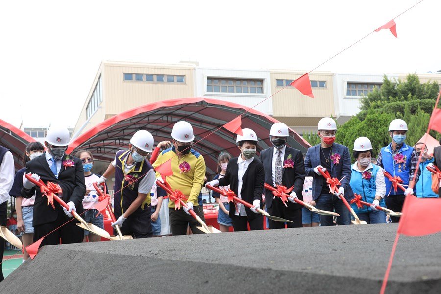 豐原區南陽國小和平樓拆除重建工程動土典禮