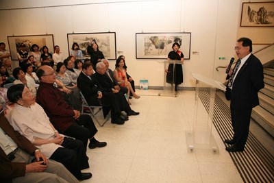 「歐豪年二十一世紀創作畫展」開幕式暨記者會