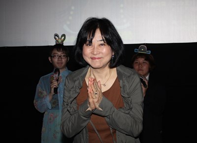 學生影展-菌種影展【下一站，啡甸情流感】新聞局長石靜文道賀剪綵