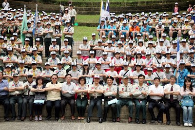臺中市100學年度第2學期童軍全能（晉級）考驗營開訓典禮