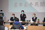 市長巡視111學年度大學學科能力測驗考場防疫整備情形