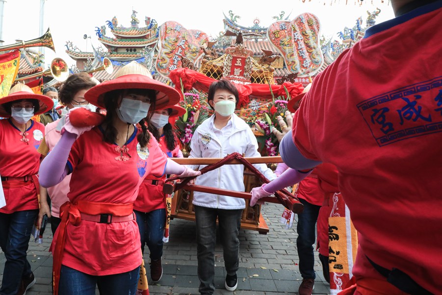 台中樂成宮「旱溪媽祖遶境十八庄」起駕儀式