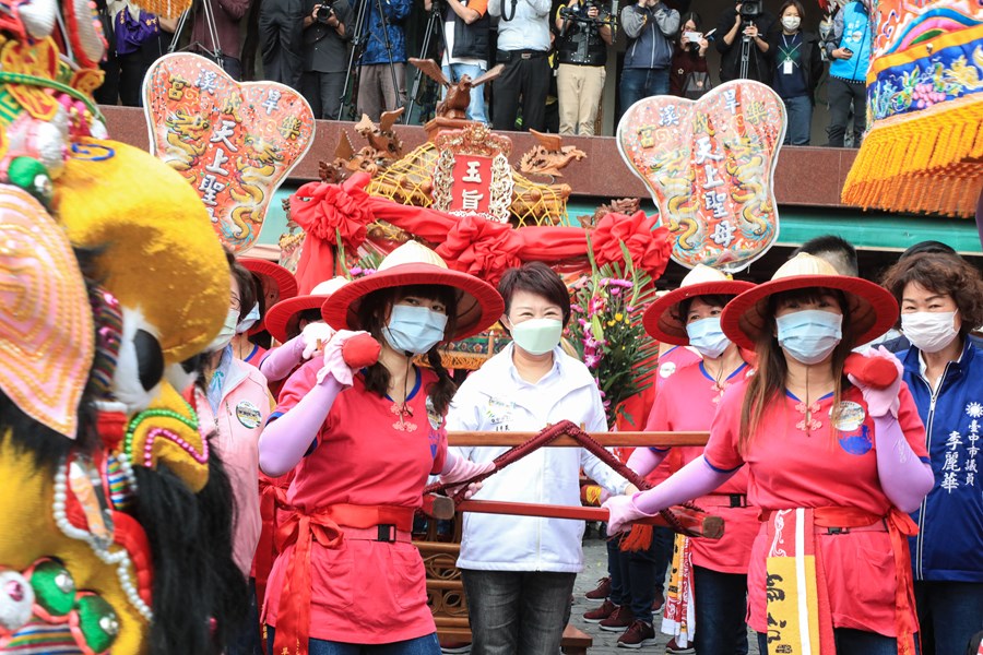 台中樂成宮「旱溪媽祖遶境十八庄」起駕儀式