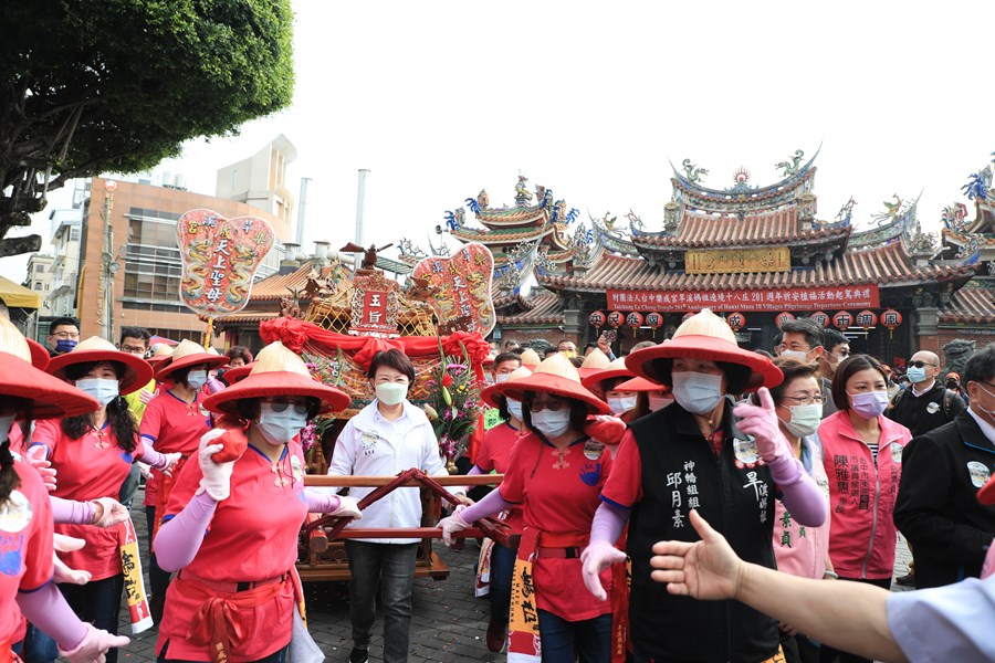 台中樂成宮「旱溪媽祖遶境十八庄」起駕儀式