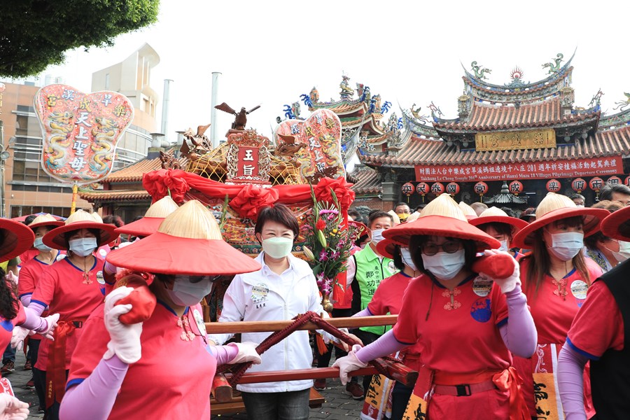 台中樂成宮「旱溪媽祖遶境十八庄」起駕儀式