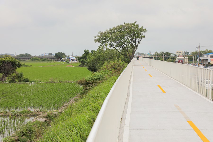 大甲區北堤東自行車道建置工程完工啟用典禮