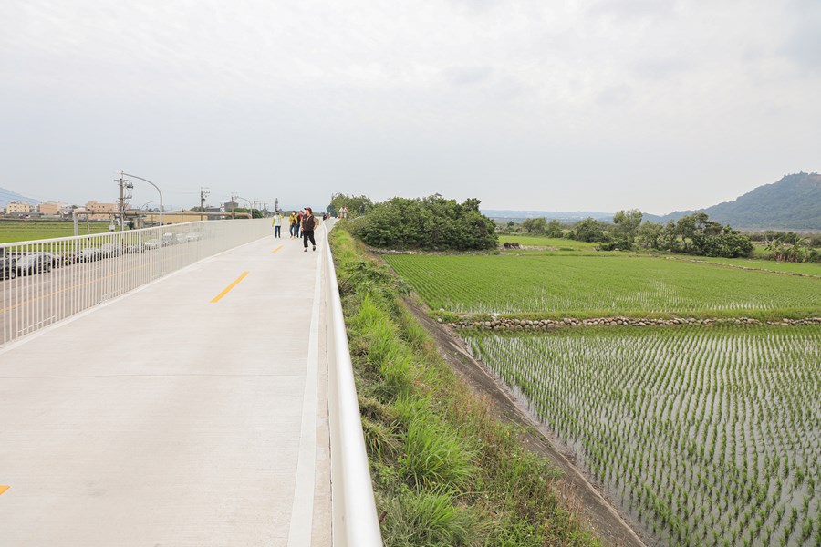 大甲區北堤東自行車道建置工程完工啟用典禮