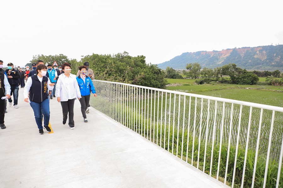 大甲區北堤東自行車道建置工程完工啟用典禮