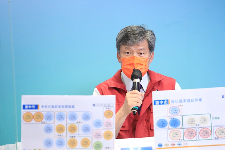 台中市疫情指揮中心記者會