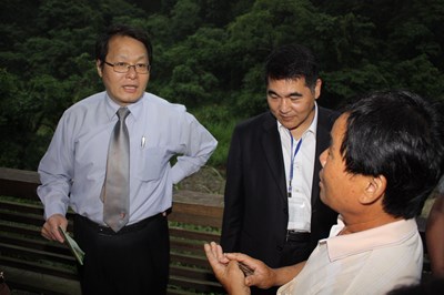 蕭副市長會勘青銅林產業道路