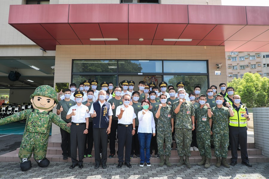 國軍支援台中市COVID-19防疫勤務啟動典禮