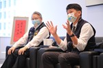 令狐榮達副市長(左)與交通局長葉昭甫