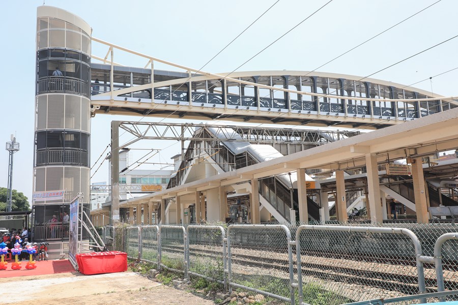 清水區清水車站人行跨站天橋工程完工啟用典禮 (23)