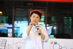 全台最酷美術課「上課啦！」盧市長化身美術老師與學童齊彩繪公車--TSAI (21)