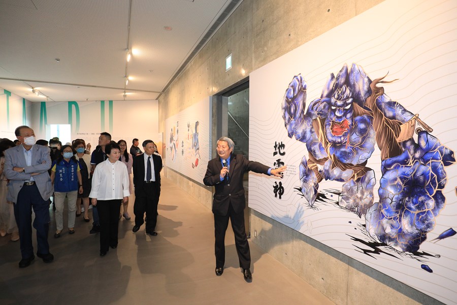 【阿罩霧神遊天地——藝術．科技展】開幕記者會--TSAI (8)
