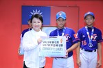 表揚2023第七屆U-12世界盃棒球賽中華隊勇奪銀牌--本市獲獎選手-忠孝國小羅宇彥