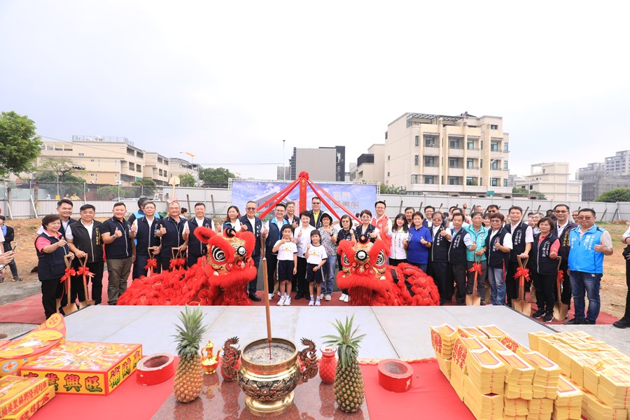 台中市北屯區溪東圖書館新建工程開工動土典禮--TSAI (8)
