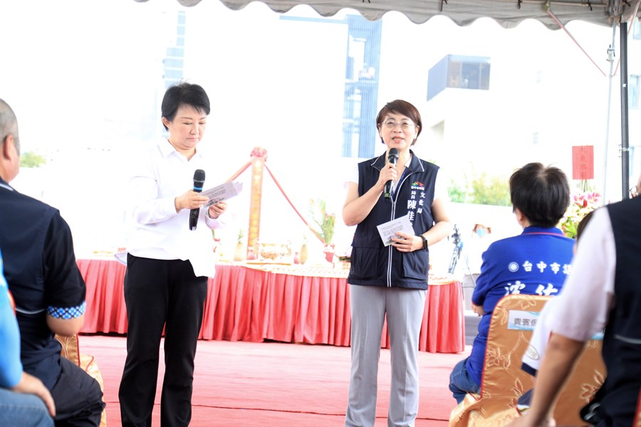 台中市北屯區溪東圖書館新建工程開工動土典禮--TSAI (97)