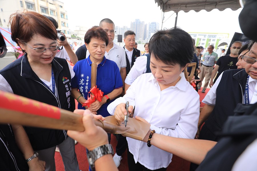 台中市北屯區溪東圖書館新建工程開工動土典禮--TSAI (157)