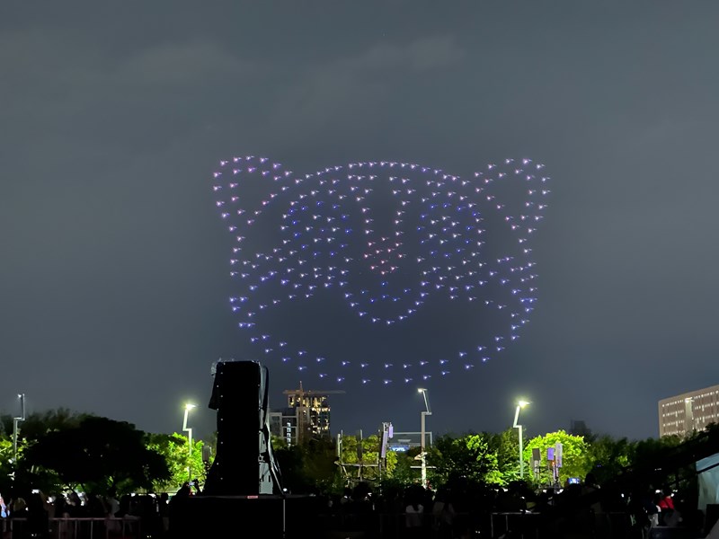 112國慶焰火在台中-魅力台中之夜-無人機表演--TSAI (4)