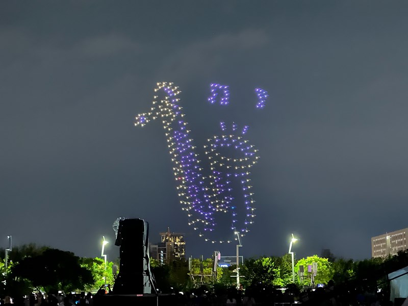 112國慶焰火在台中-魅力台中之夜-無人機表演--TSAI (5)