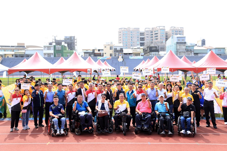 112年台中市第十三屆身心障礙全市運動大會-開幕典禮暨聖火點燃儀式--TSAI (1)