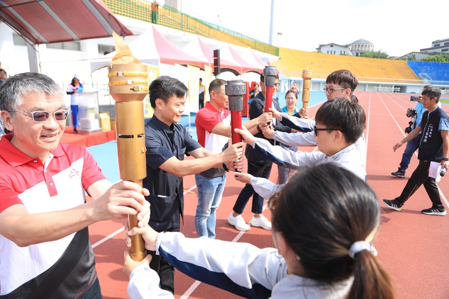 112年台中市第十三屆身心障礙全市運動大會-開幕典禮暨聖火點燃儀式--TSAI (25)