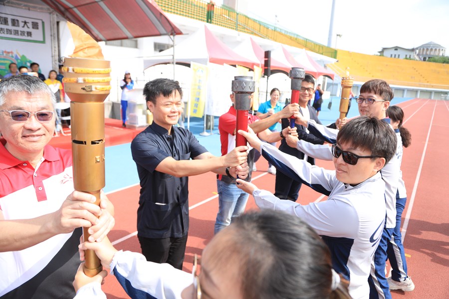 112年台中市第十三屆身心障礙全市運動大會-開幕典禮暨聖火點燃儀式--TSAI (26)