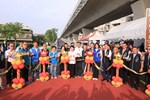 「鐵道路廊台3跨越自行車橋工程」完工視察祈福典禮--TSAI (86)