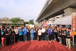「鐵道路廊台3跨越自行車橋工程」完工視察祈福典禮--TSAI (110)