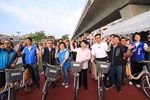 「鐵道路廊台3跨越自行車橋工程」完工視察祈福典禮--TSAI (126)